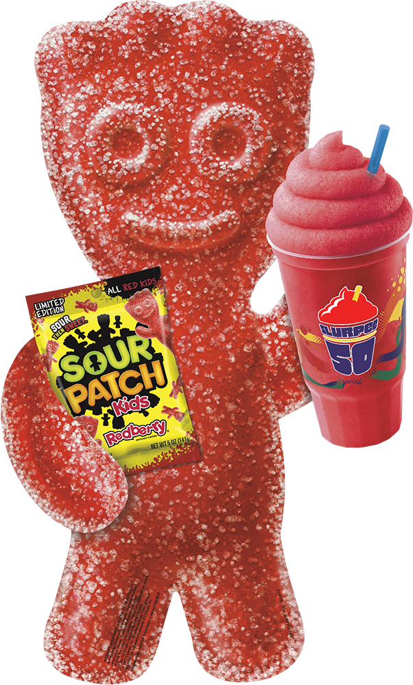 Sourpatch Cherry Slurpee