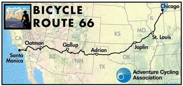adventure cyclist route 66